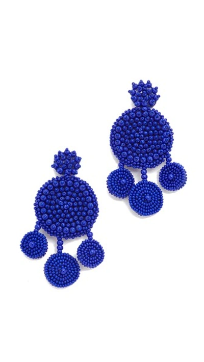 All Things Mochi Spanish Earrings In Blue