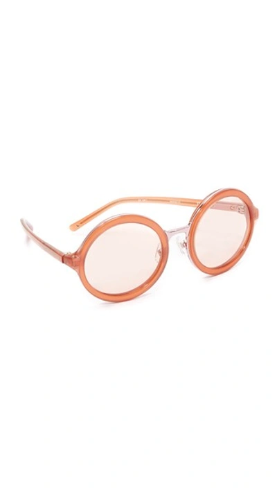 3.1 Phillip Lim / フィリップ リム Women's Round Sunglasses, 53mm In Rose/rose