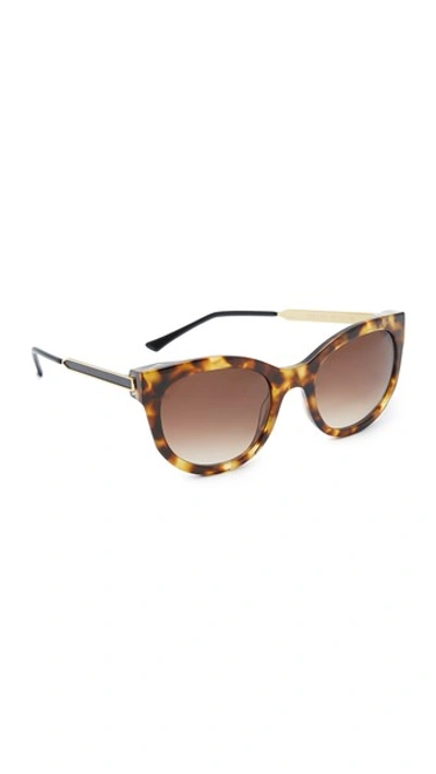 Thierry Lasry Lively Sunglasses In Tortoise/brown