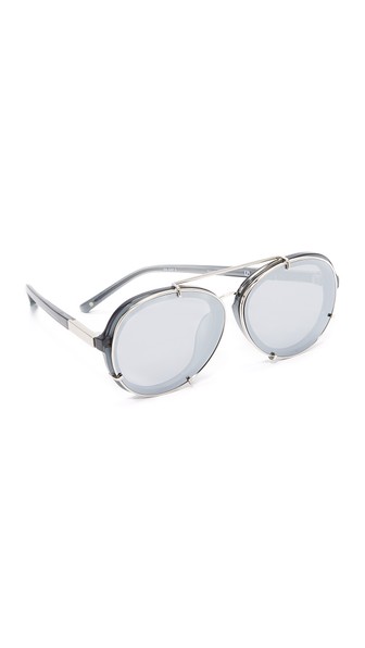 3 1 Phillip Lim Women S Mirrored Aviator Sunglasses 61mm In Silver Silver Modesens