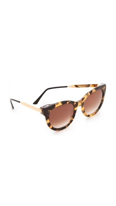 Shop Thierry Lasry Lively Sunglasses In Tokyo Tortoise