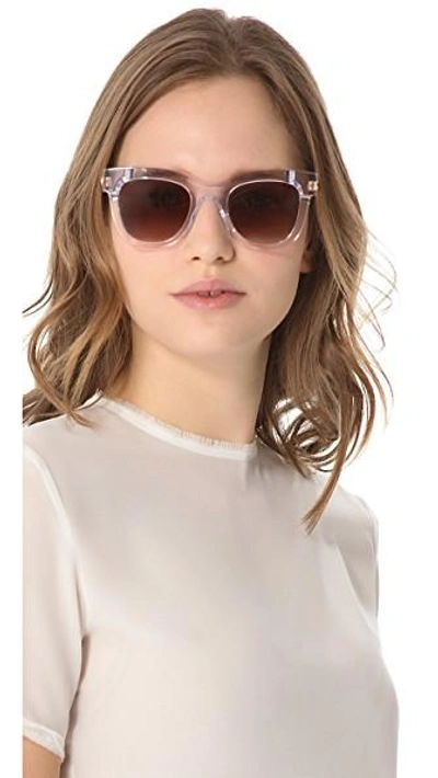 Shop Thierry Lasry Sexxxy Sunglasses In Clear