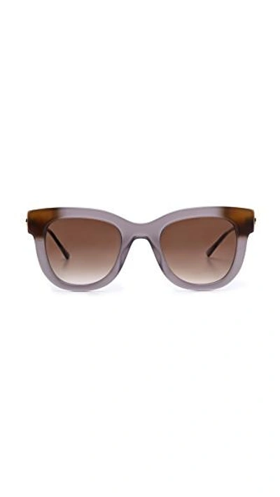 Shop Thierry Lasry Sexxxy Sunglasses In Grey/brown Gradient