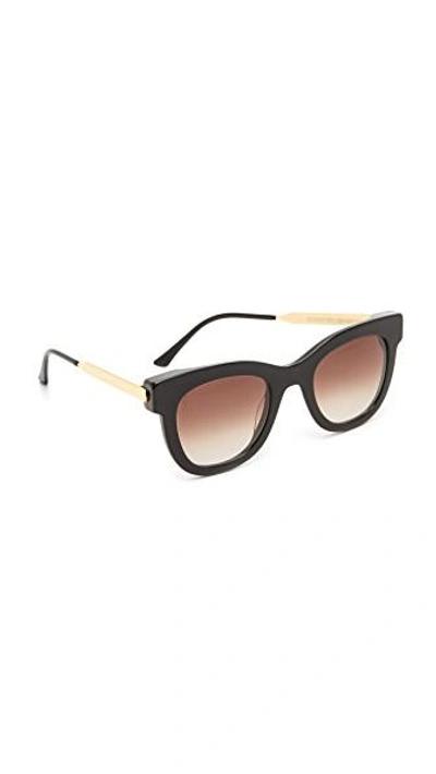 Shop Thierry Lasry Sexxxy Sunglasses In Black