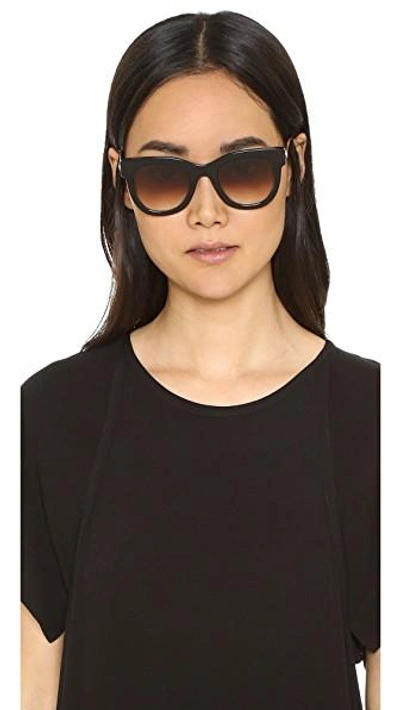 Shop Thierry Lasry Sexxxy Sunglasses In Black