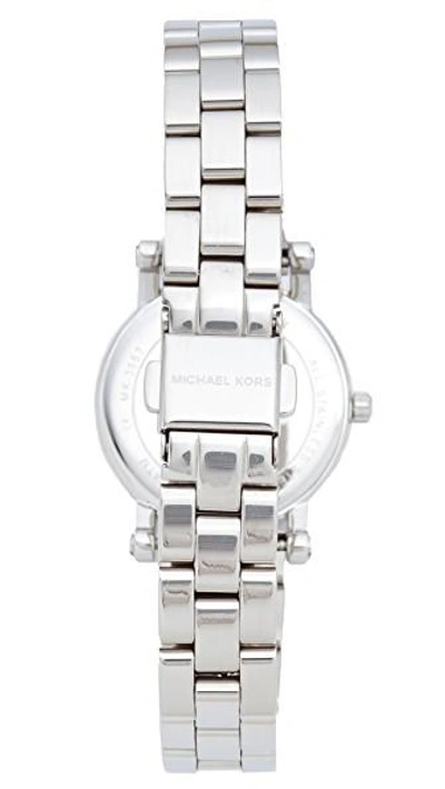 Shop Michael Kors Petite Norie Watch In Silver/rose Gold