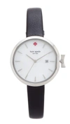 KATE SPADE PARK ROW LEATHER WATCH