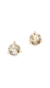 Kate Spade Rise & Shine Small Stud Earrings In Gold Patina