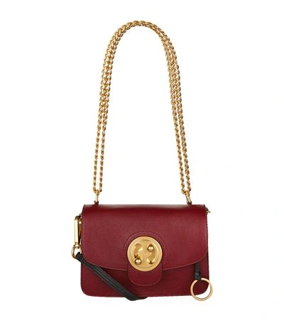 Chloé Small Mily Shoulder Bag In Dark Red