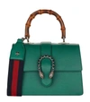 Gucci Dionysus Bamboo-handle Medium Leather Tote In Green