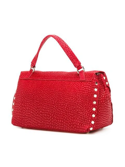 Shop Zanellato Logo Tote Bag In Red