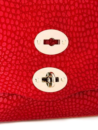 Shop Zanellato Logo Tote Bag In Red