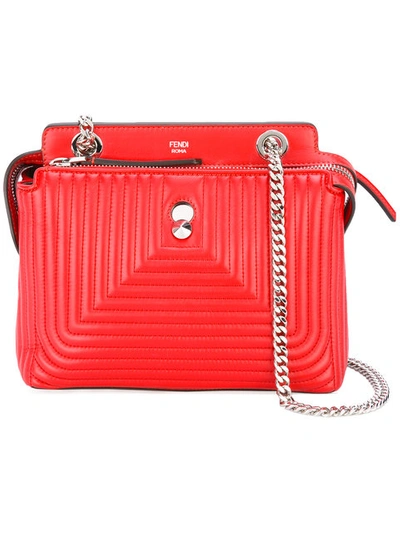 Fendi Dotcom Click Shoulder Bag In F0y77 Fiamma+palladio