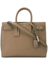 Saint Laurent Small Sac De Jour Souple Tote Bag In Brown