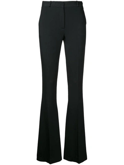 Capucci Flared Fitted Trousers In Black