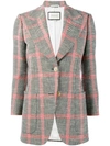 GUCCI EMBROIDERED CHECK JACKET,471244ZID9311959076