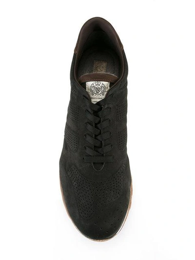 Shop Alberto Fasciani Lace-up Sneakers In Black