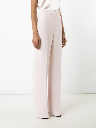Shop Brandon Maxwell - Flared Tailored Trousers