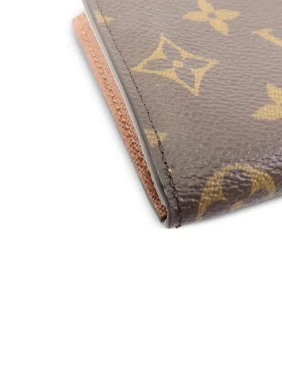 Pre-owned Louis Vuitton Noa Monogram Compact Wallet In Brown