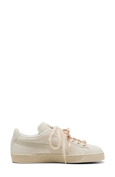 Puma Suede Bloom Sneaker In Silver