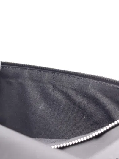 Fendi 2010s Ff Monogram Diagonal Backpack In Black