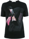 GIVENCHY flamingo print T-shirt,17U770149611911682