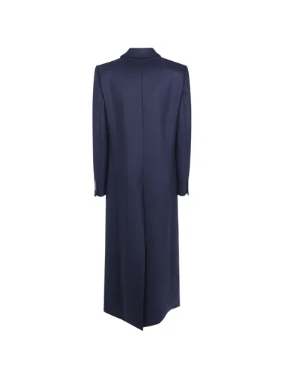 Drhope Single-breasted Wool Coat In Blue