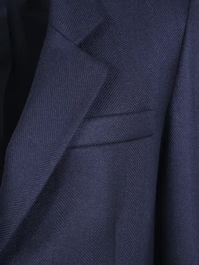 Drhope Single-breasted Wool Coat In Blue