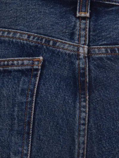 Agolde Jeans Low Rise Boot Combination In Blue