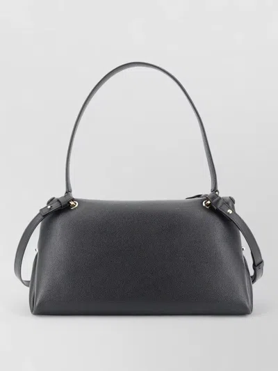 Ferragamo Textured Clutch Bag Adjustable Strap Hardware