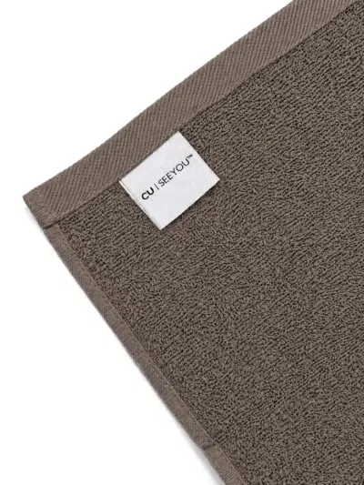 Cu I Seeyou Rectangular-shape Bath Towel In Brown