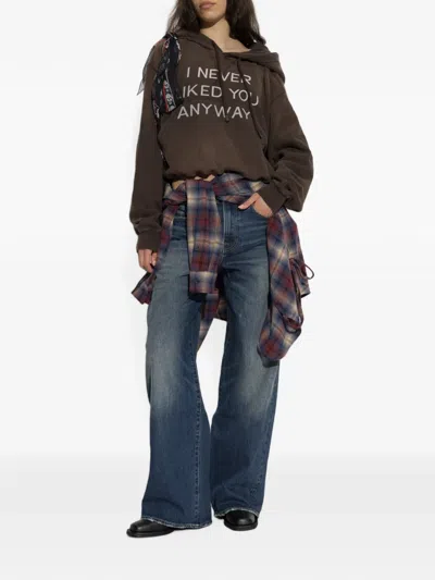 R13 Belt-loop Jeans In Blue