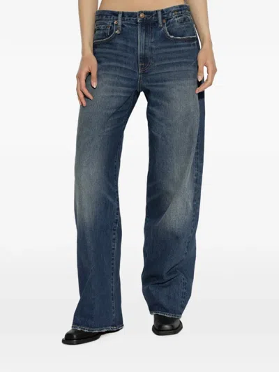 R13 Belt-loop Jeans In Blue