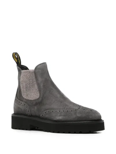 Doucal's Philadelphia Rs Chelsea Boots In Gray
