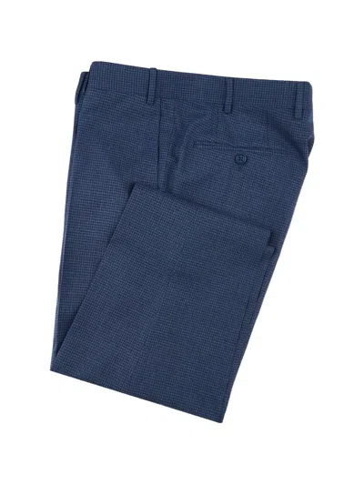 Canali Impeccabile Micro-check Suit In Blue