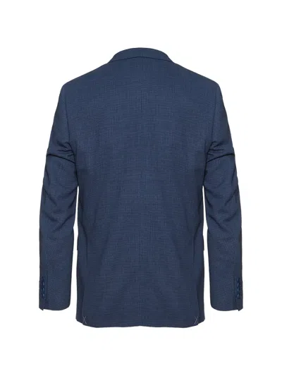 Canali Impeccabile Micro-check Suit In Blue