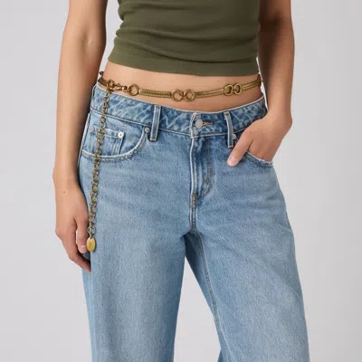 Levi's Franchesca Chain Belt In British Khaki