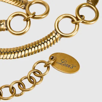 Levi's Franchesca Chain Belt In British Khaki