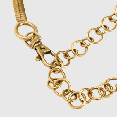Levi's Franchesca Chain Belt In British Khaki