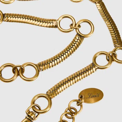 Levi's Franchesca Chain Belt In British Khaki