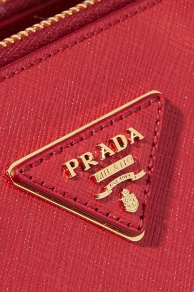 Shop Prada Galleria Medium Textured-leather Tote