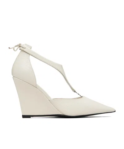 Coperni Wedge Stiletto High Heels In White