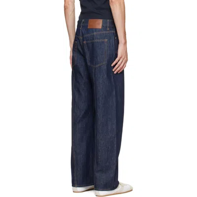 Helmut Lang Belt Loop Jeans In Blue