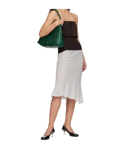 Dragon Diffusion Woven Handbag In Green