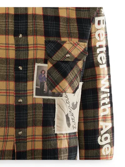 Better With Age Patchwork-design Shirt In Multi