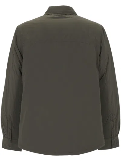 K-way Logo Patch Press-stud Jacket In Black