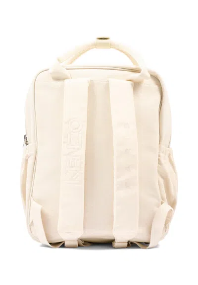 Kenzo Patterned Diaper Bag In White