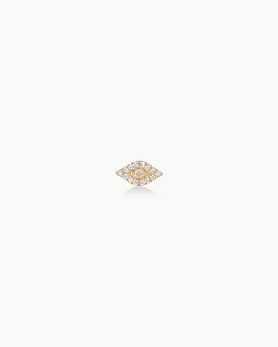Gorjana 14k Diamond Evil Eye Single Stud