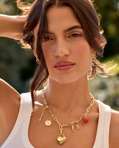 Gorjana Heart Key Statement Charm