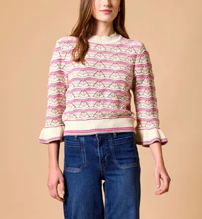 Cleobella Deedee Sweater | Ivory Multi In Ivory Multi